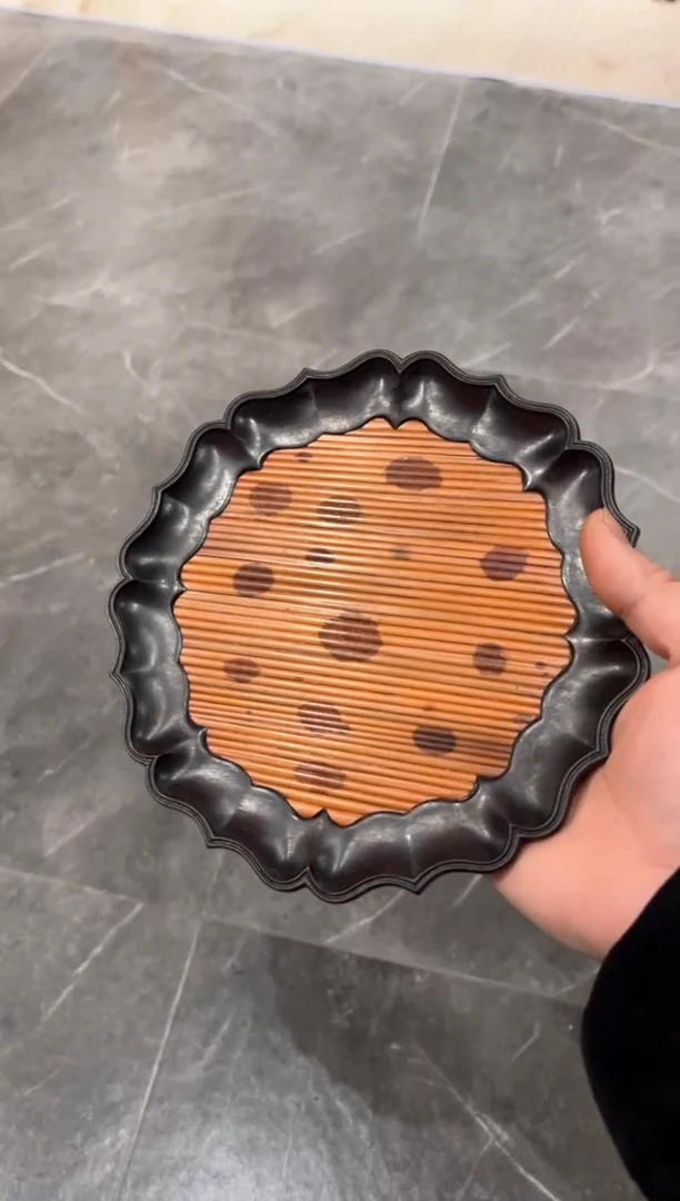 【闪购商品】扇子福建湘妃竹文盘