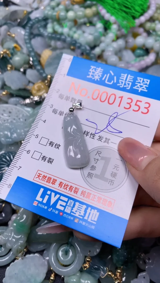 【闪购商品】翡翠颈饰未镶嵌含绳0001353