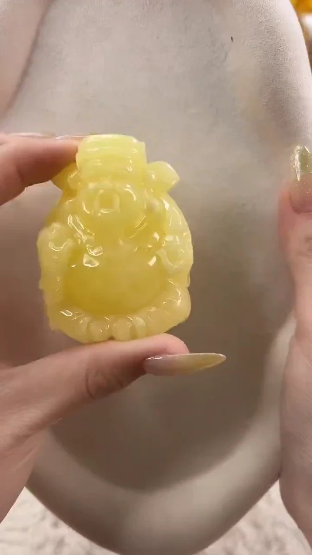 琥珀颈饰未镶嵌吊坠