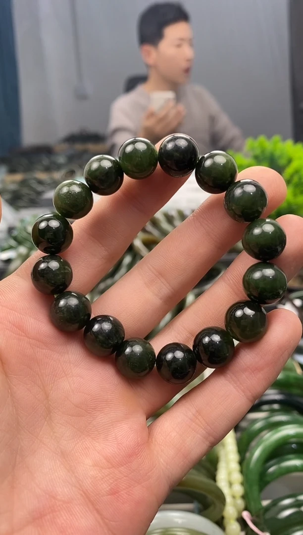 未镶嵌手镯和田玉12mm