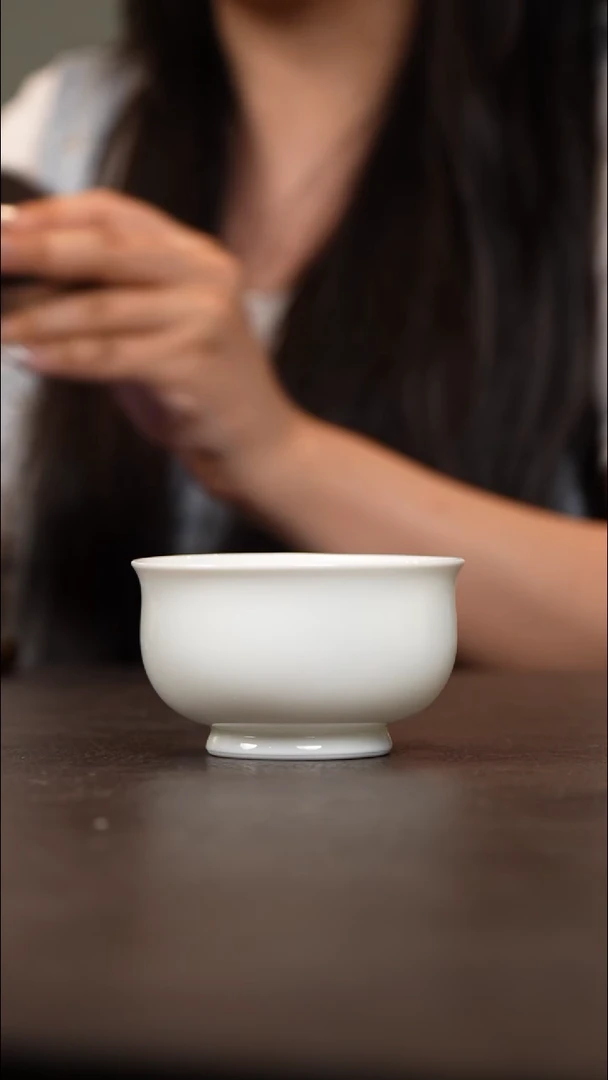 景德镇白胎炉式杯