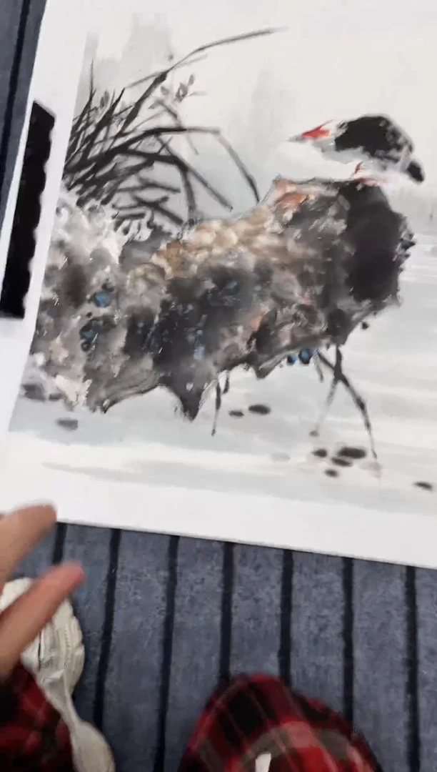 精品国画花鸟作品