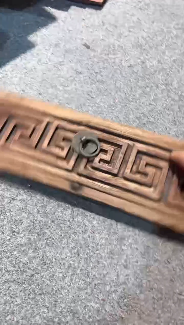 香榧木水*座老木雕花板