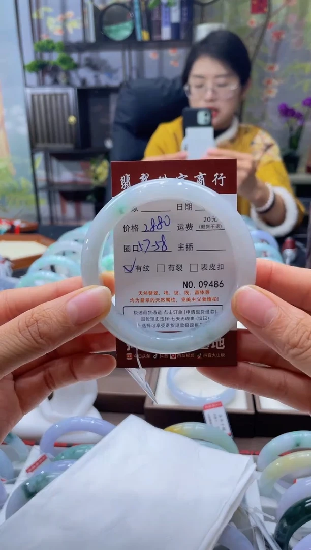 未镶嵌手镯翡翠9486***