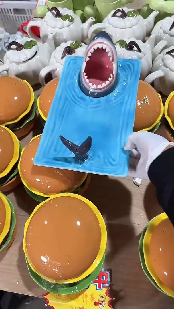 陶瓷饺子盘 微瑕凑满20元包邮