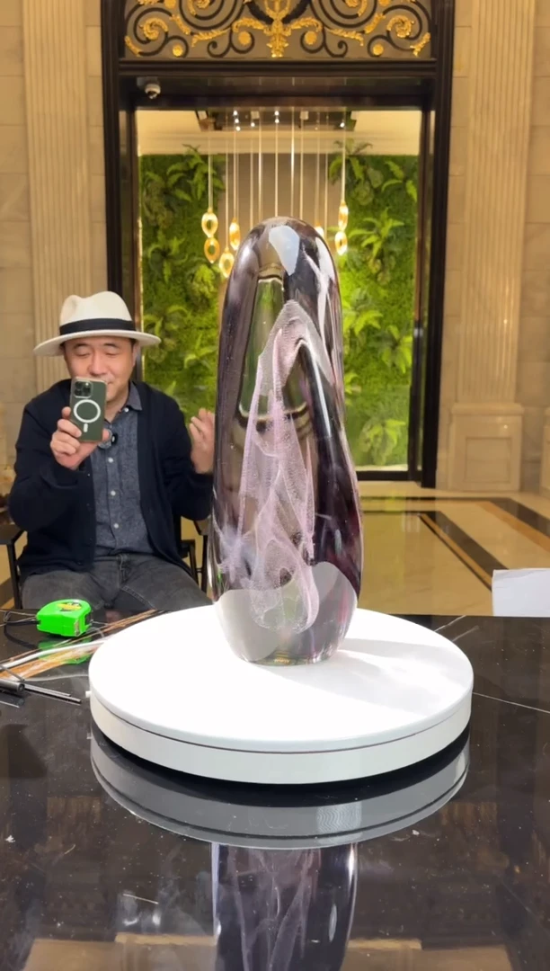 【闪购商品】摆件月虹艺术琉璃摆件W75