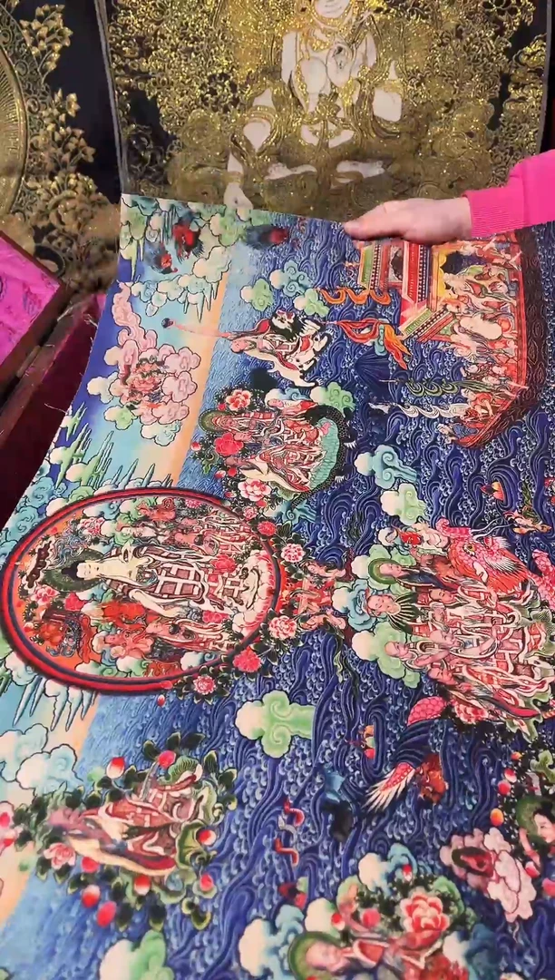 卷轴画东东唐卡tk16