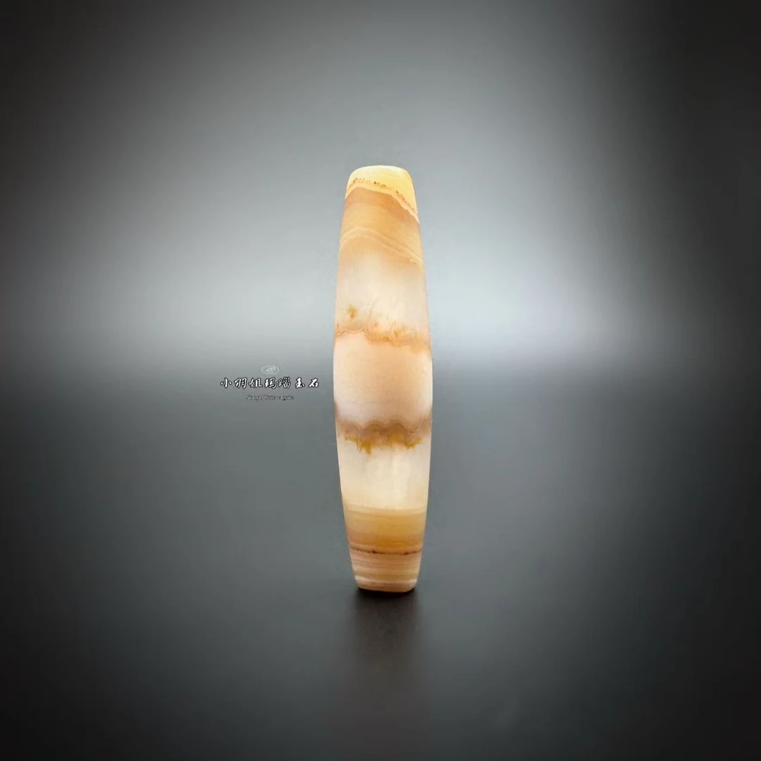 哑光冰晶缠丝玛瑙勒子 尺寸 52.2*12.3