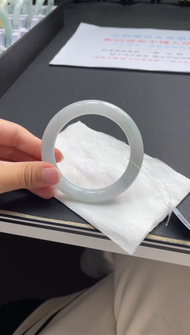 未镶嵌手镯翡翠（强推）24#天然缅甸A货翡翠手镯56-58圈口