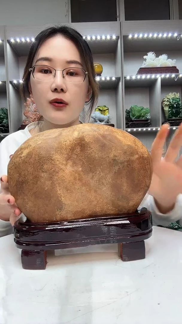 未镶嵌蛇纹石玉珠宝奇石石头家居摆件装饰品礼品