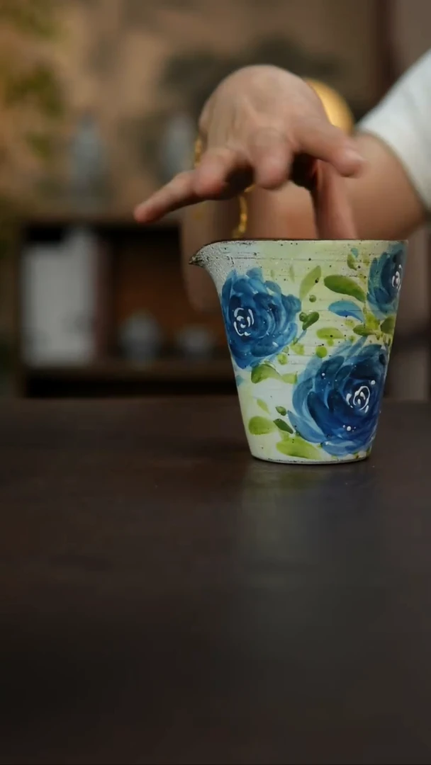 杯景德镇陶瓷杯碗柴烧多人