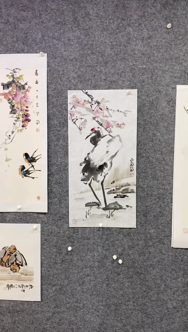 国画尚定固国画作品