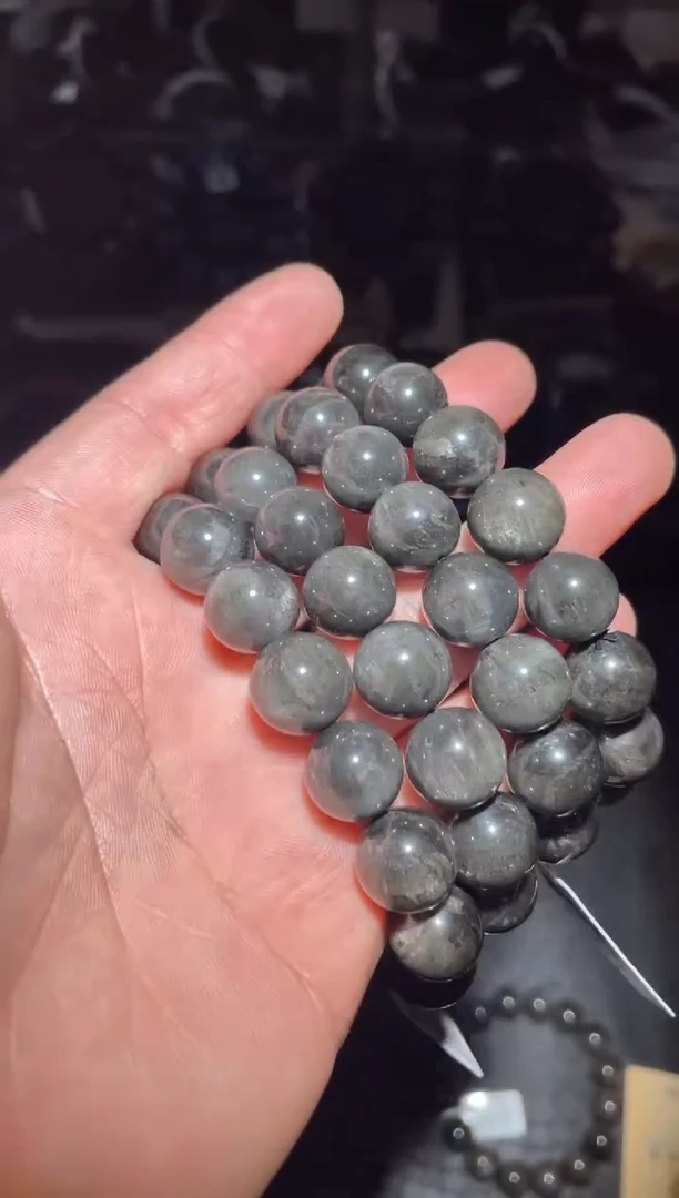 【闪购商品】水晶手链未镶嵌黑极光单圈A13（多样性发其一）