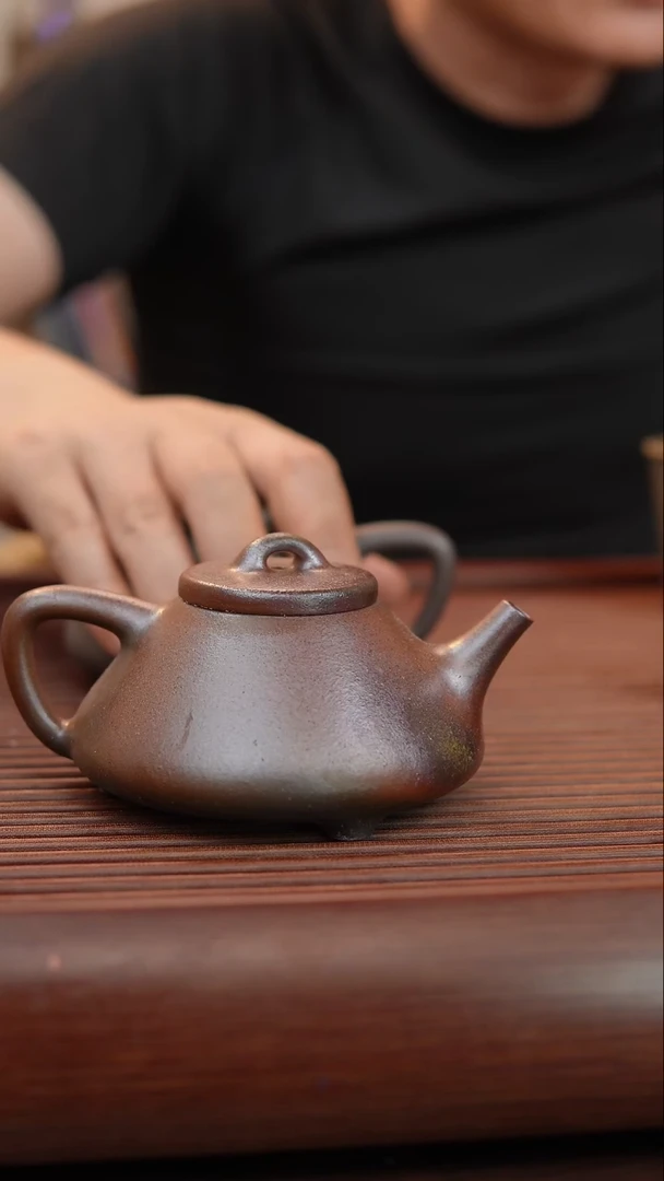 茶壶紫泥天青泥文瓢