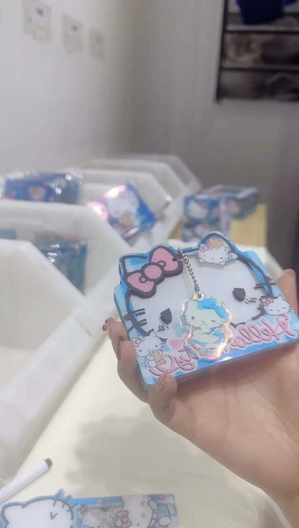 【16号】彩金极光蓝KT系列横板摇摇乐卡套