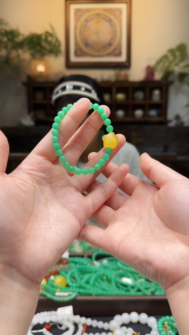 未镶嵌手链石英质玉手链