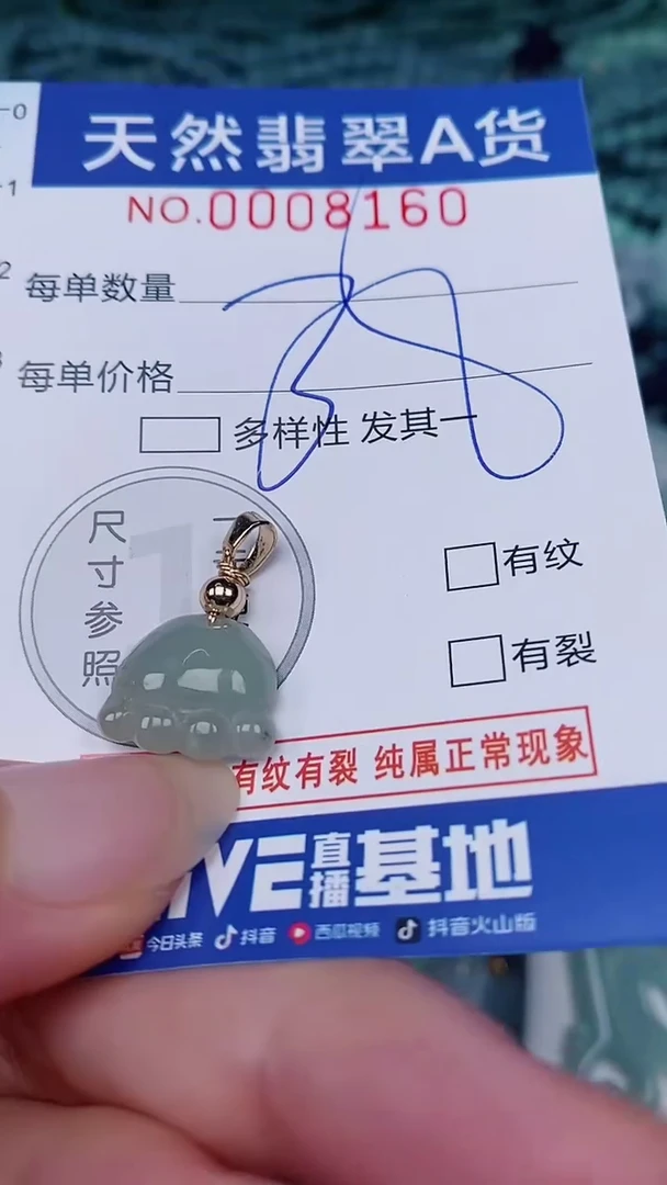 翡翠未镶嵌颈饰00008160
