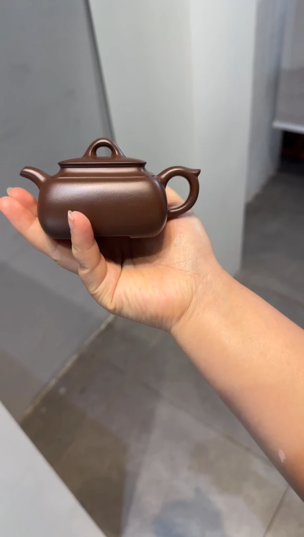 茶壶紫砂揽*河长四方 紫砂壶