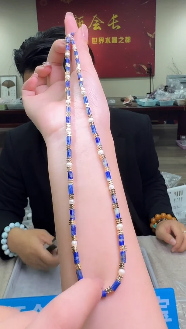 【闪购商品】青金石颈饰未镶嵌多样性发一件402