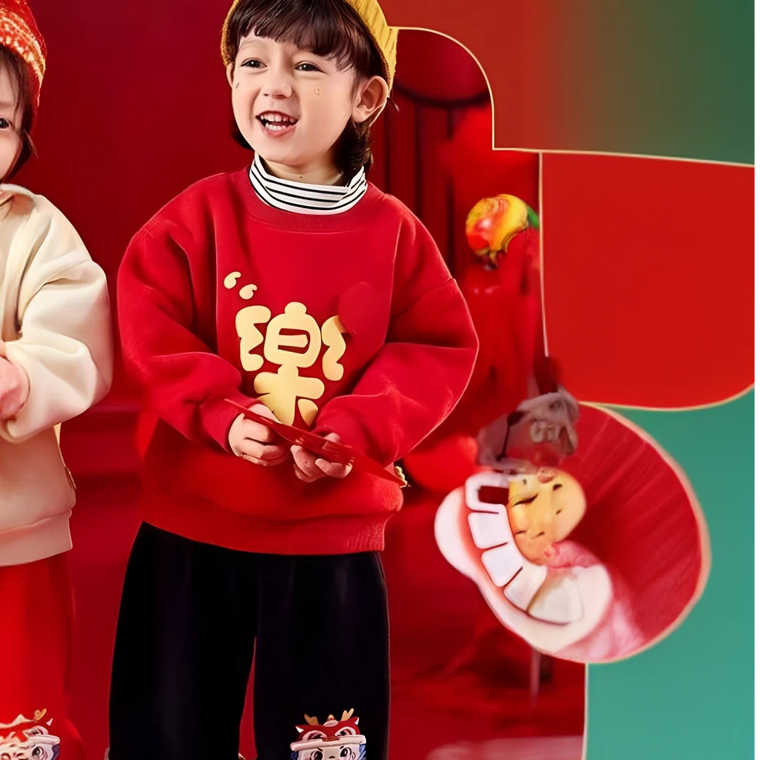 L384年款假两件加绒套装