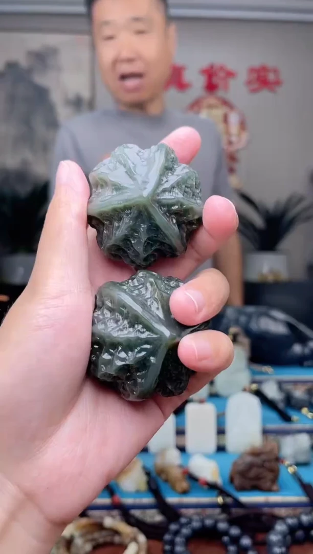 和田玉未镶嵌挂件1