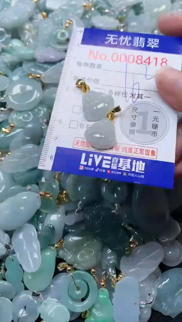 颈饰未镶嵌翡翠8418