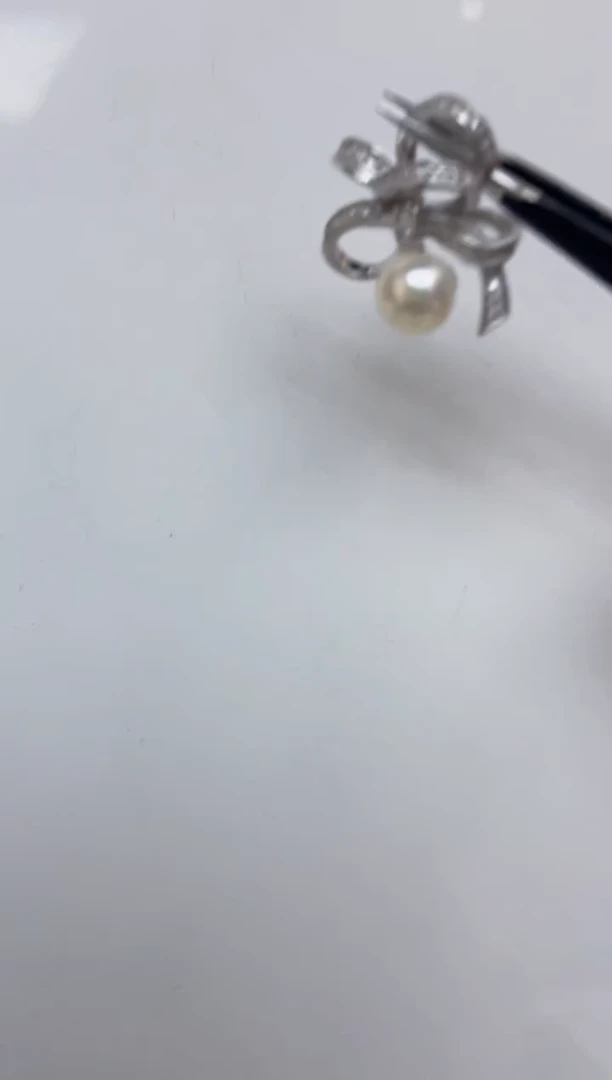 海水珍珠银S925镶嵌颈饰