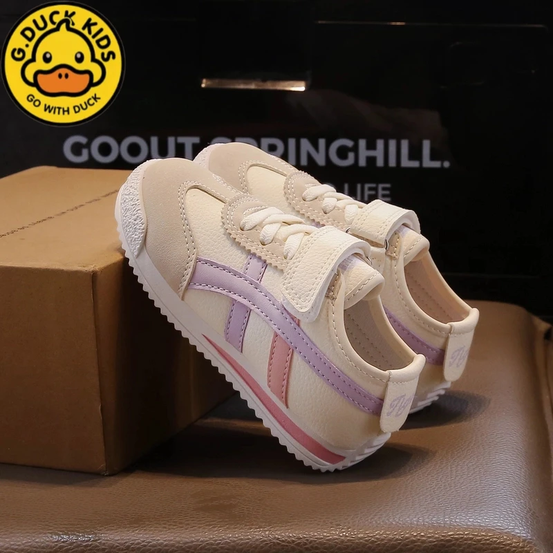 G.DUCK小黄鸭儿童运动鞋阿甘鞋2025秋冬新款女童休闲透气板鞋童鞋