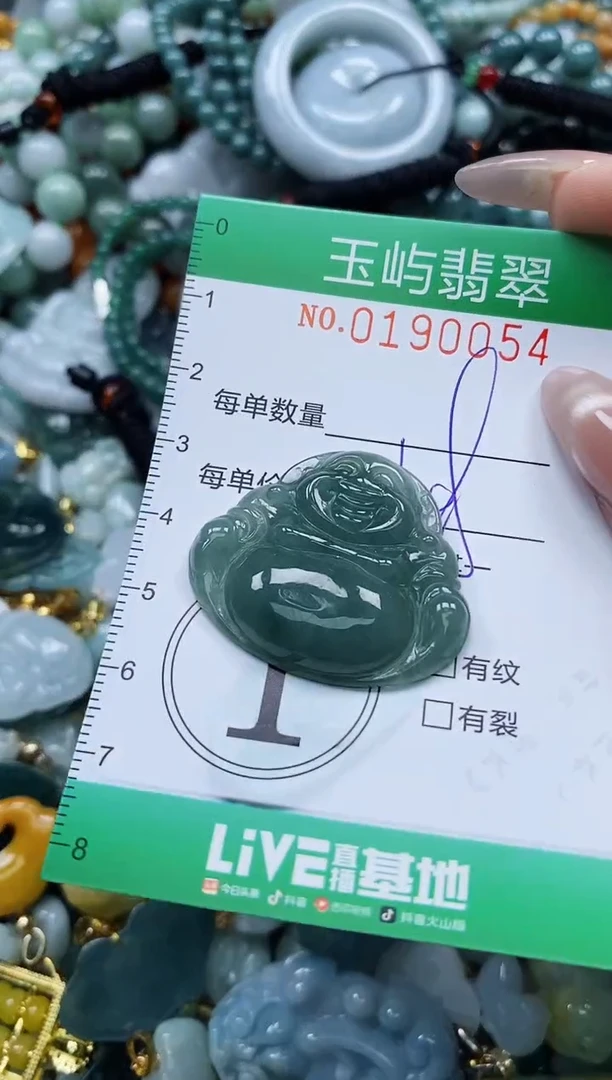 翡翠未镶嵌颈饰闪购0190054