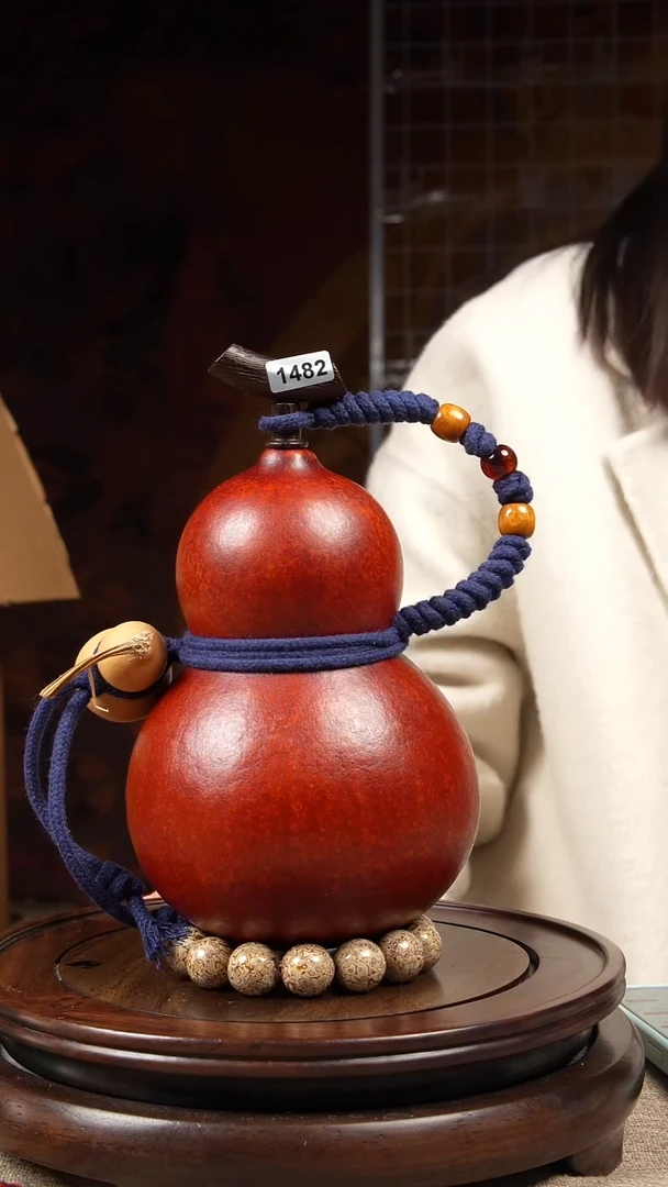 【闪购商品】1482大漆酒葫芦一物一拍【500ml】