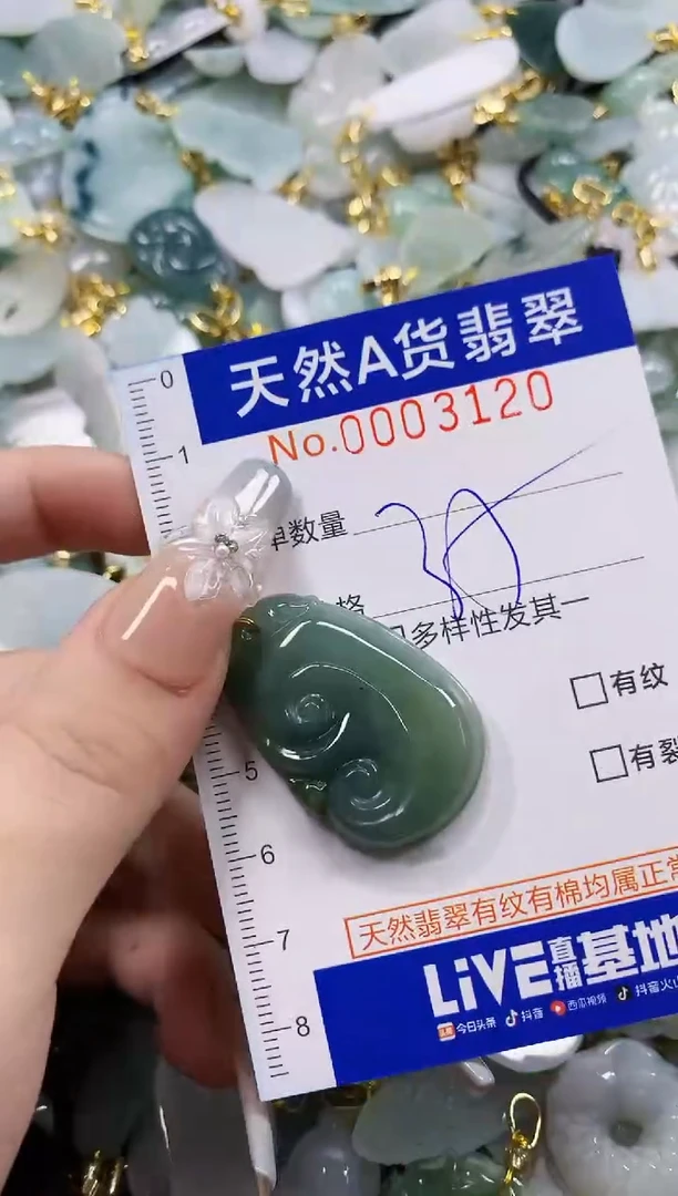 颈饰未镶嵌翡翠天然A货翡翠