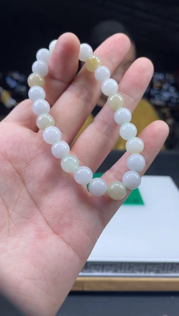 未镶嵌手串翡翠开**心-113383
