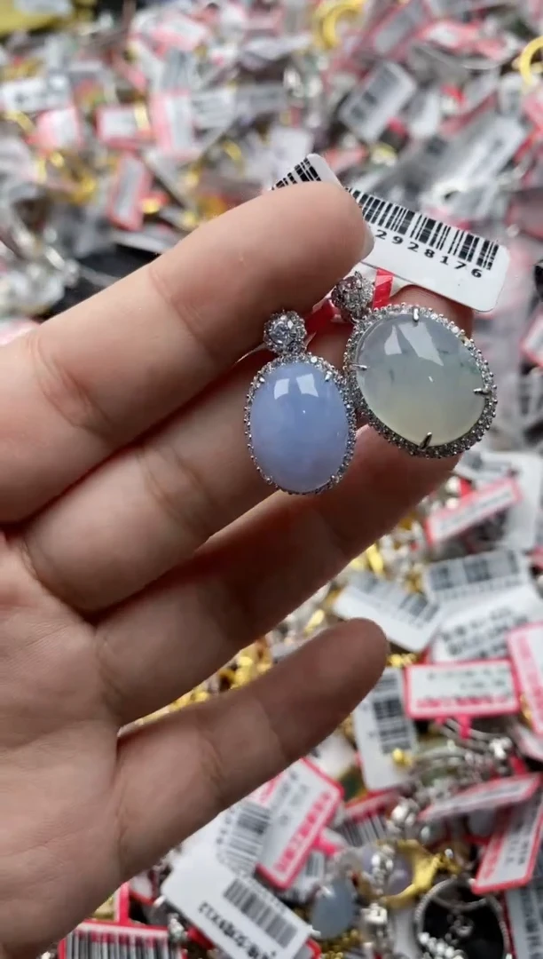 【闪购商品】翡翠戒指银S925镶嵌33333---8