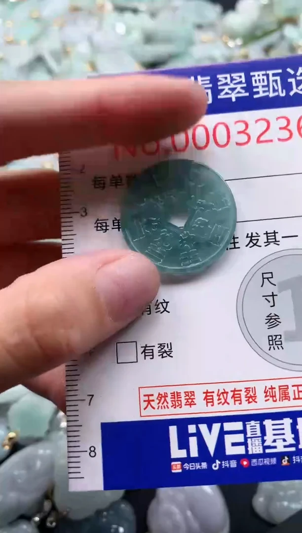 翡翠未镶嵌吊坠(不含链)3236