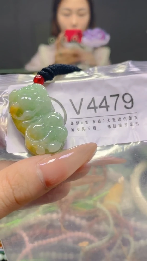 颈饰未镶嵌翡翠/V/翡翠A货，一件也是批发价