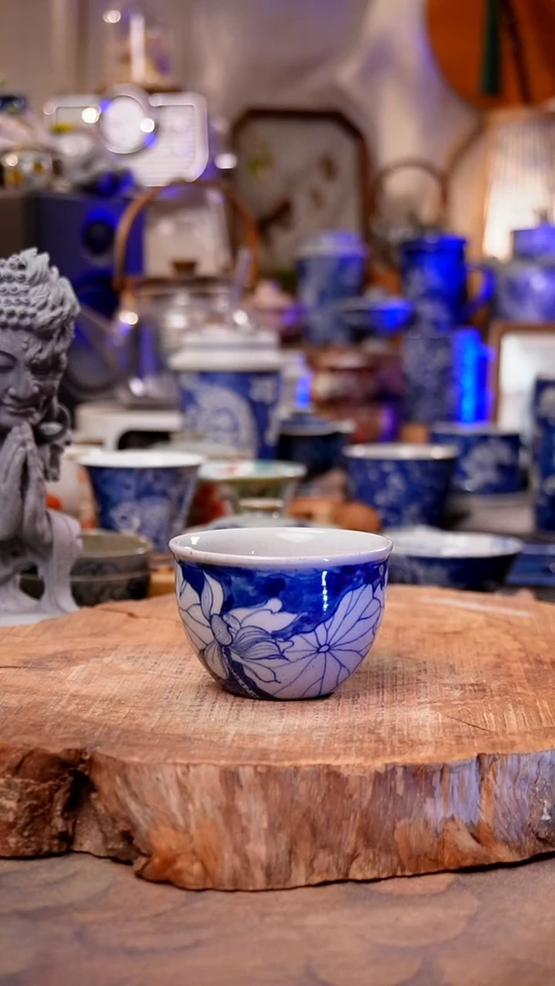 摆件荷花手工手绘手工手绘
