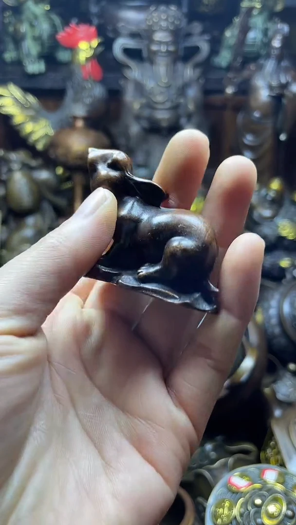 闪购链接，点击下单，有运费险，铜摆件