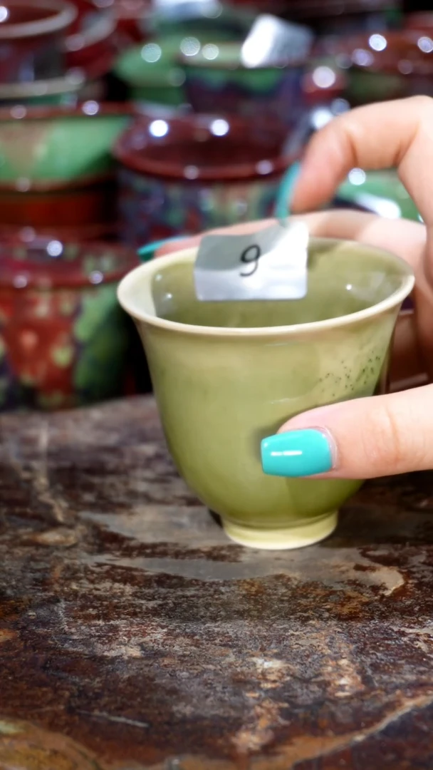 摆件精品窑变钧瓷茶器