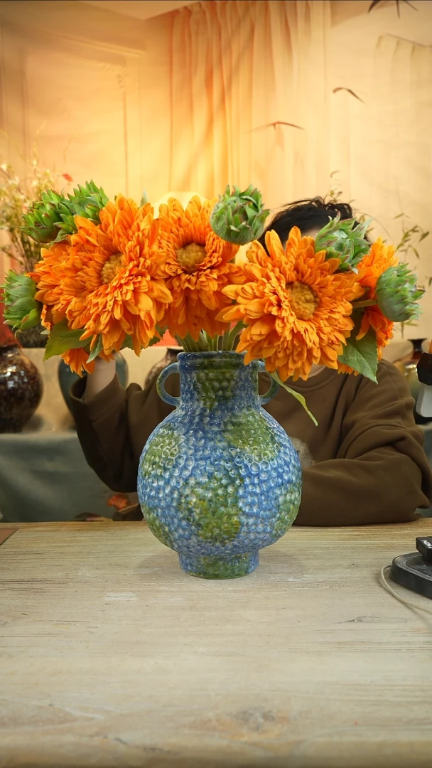 高27口11陶瓷花瓶花器