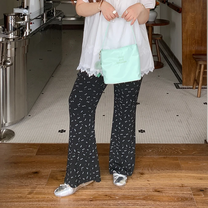 徐达布【入夏回应】大码休闲裤女高级感长裤黑色裤子K34949C52