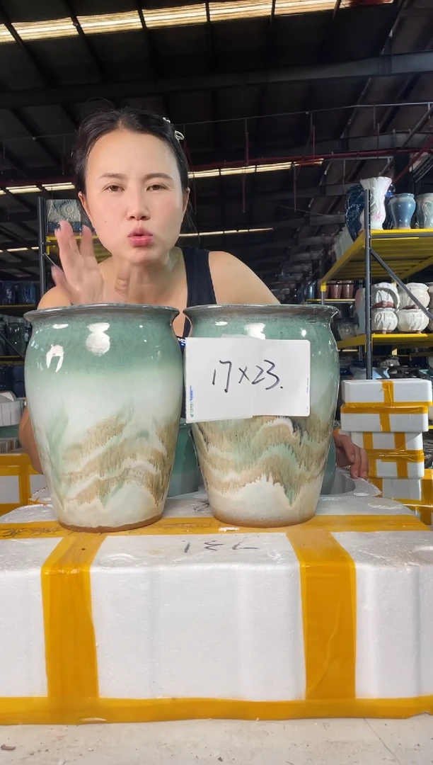 宜兴紫砂粗陶花盆17/23