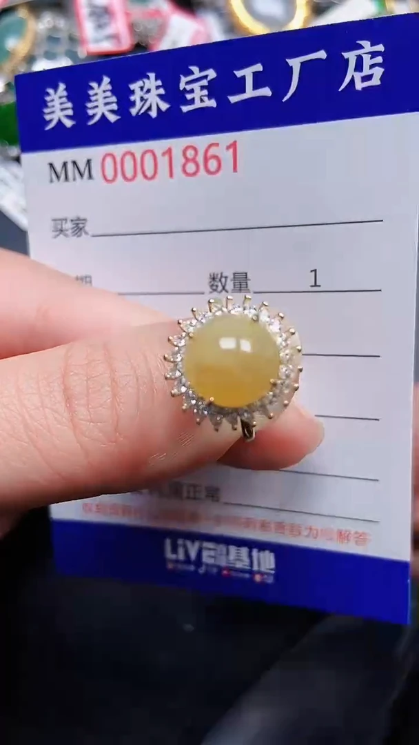 颈饰银S925镶嵌翡翠1861