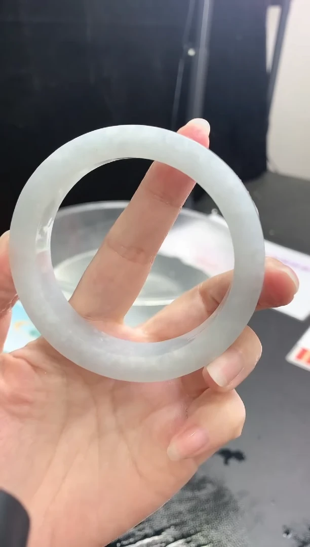 【闪购商品】定制翡翠手镯未镶嵌36 62-65正