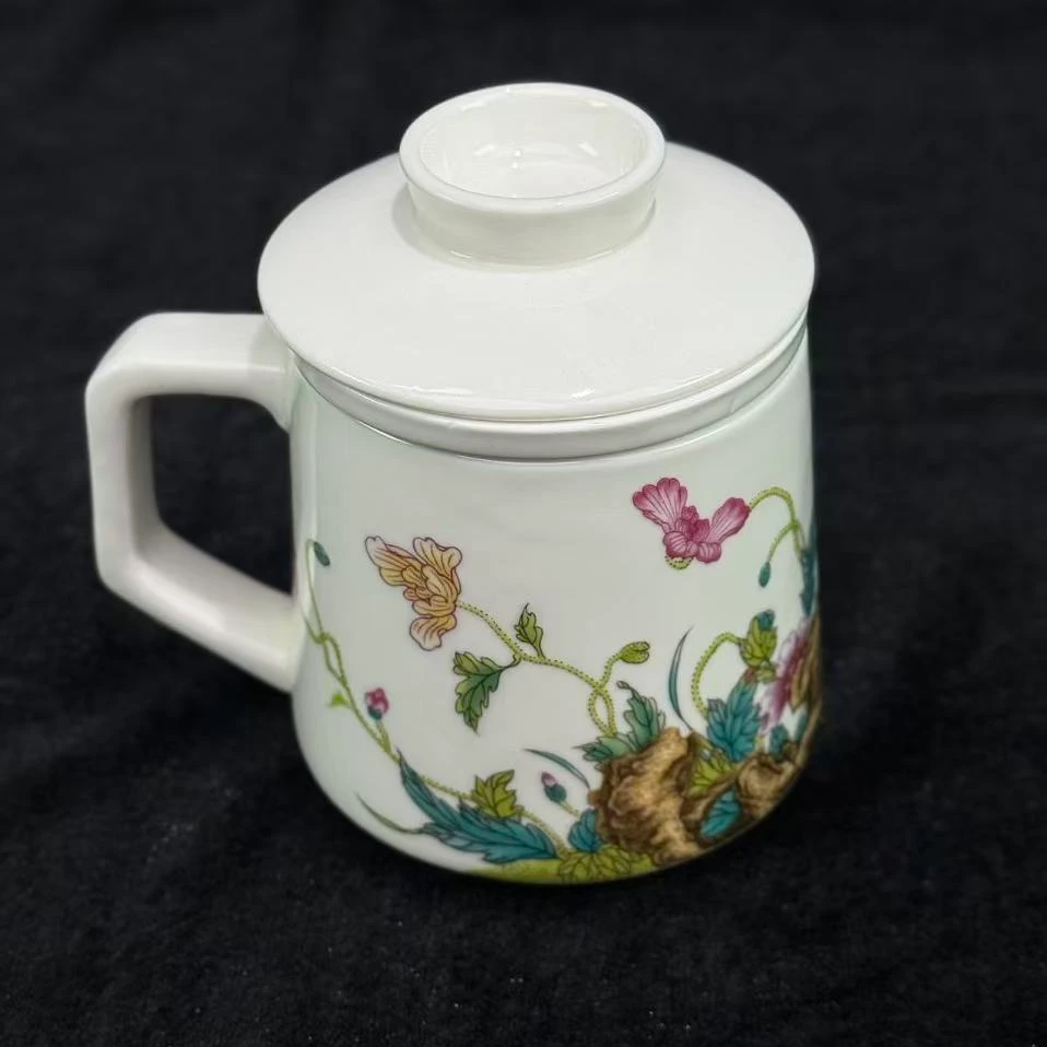 羊脂玉-虞美人-办公杯-1385