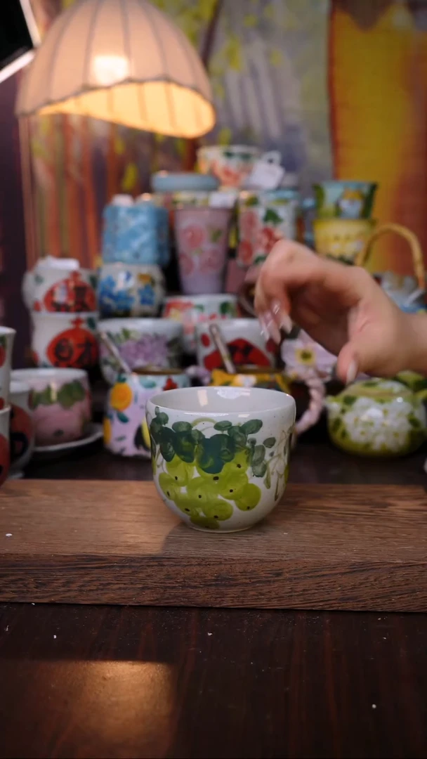 杯子泥垚手作 景德镇手工手绘陶瓷器物