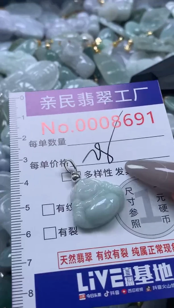 颈饰未镶嵌翡翠8691