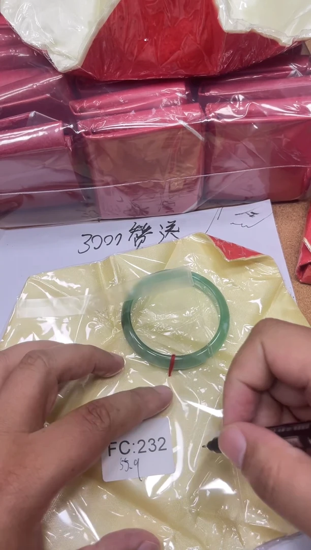 翡翠手镯未镶嵌一物一图所见即所得232
