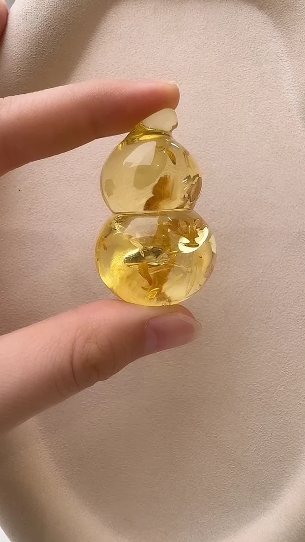 琥珀颈饰未镶嵌吊坠