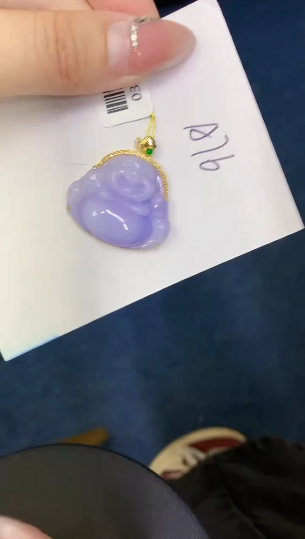 【闪购商品】翡翠颈饰18K金镶嵌000000000000