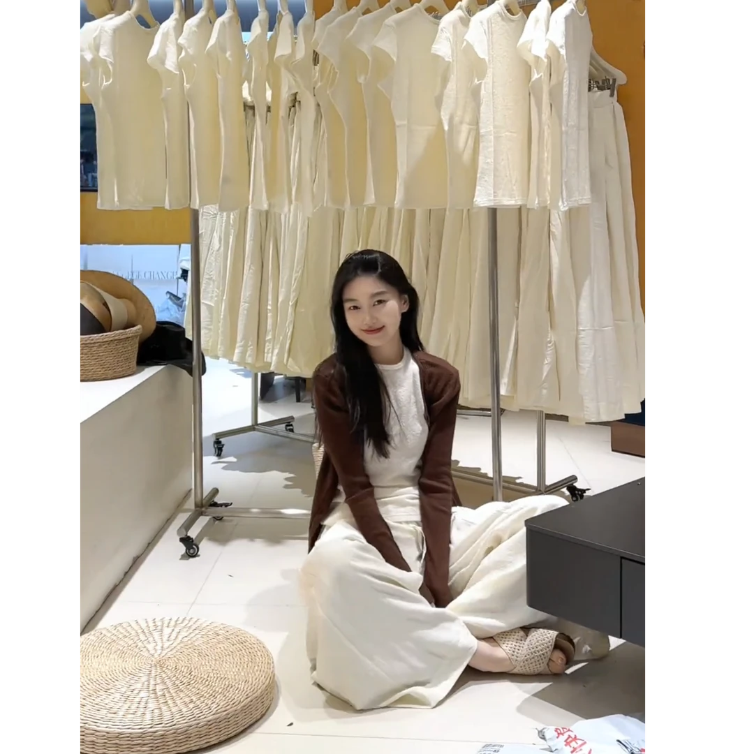 洋气衣服女防晒开衫轻薄透气短袖上衣宽松阔腿裤气质百搭出游服装